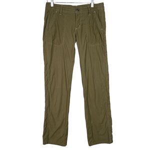 KUHL Olive Green Hiking Outdoor PANTS Women’s 4 Reg (31" X‎ 32.5”) Pockets Logo